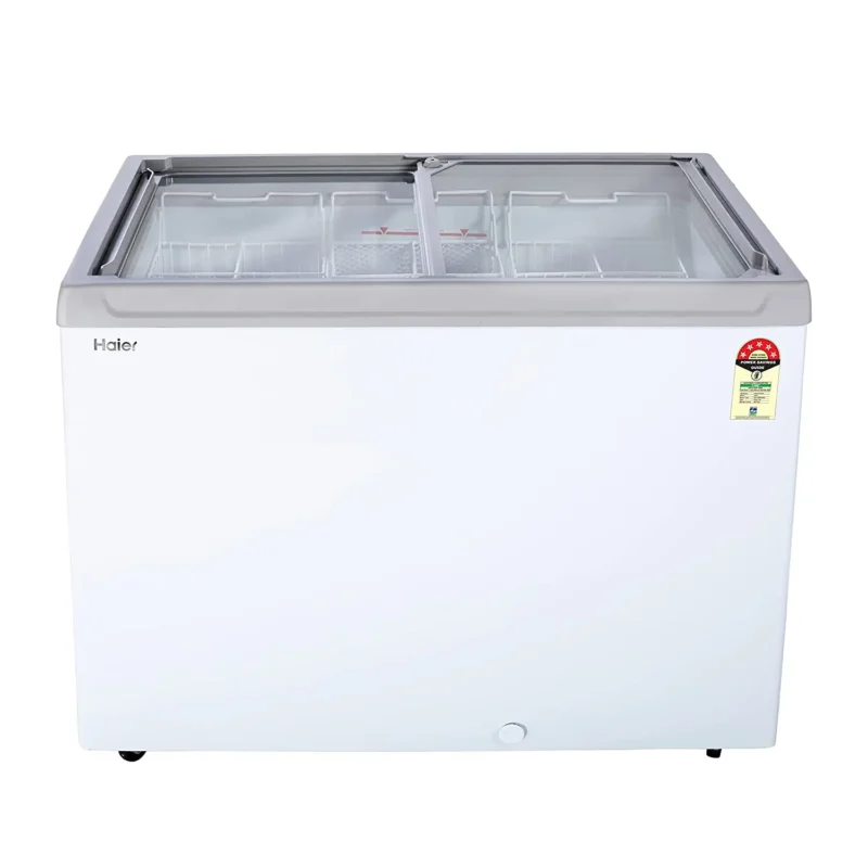 Flat Glass Top Horizontal Freezer