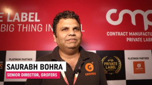 Mr. Saurabh Bohra, Senior Director - Grofers Brands