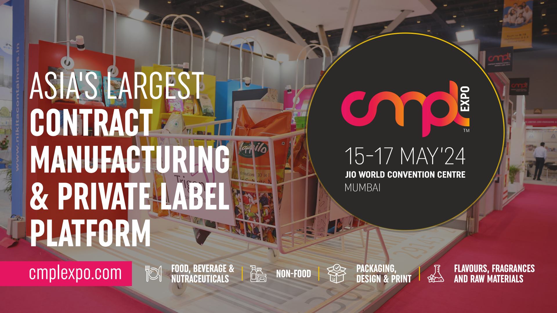 VIP DelhiCMPL EXPO 2023 CONTRACT MANUFACTURING & PRIVATE LABEL
